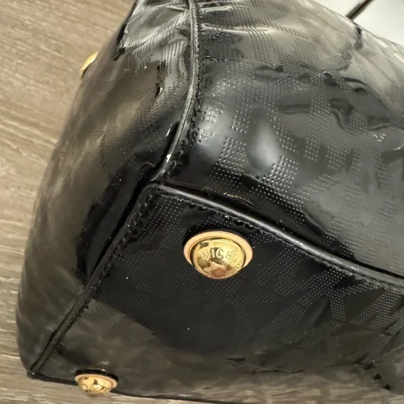 Michael Kors Grayson large pattern leather satchel - Picture 9 of 14